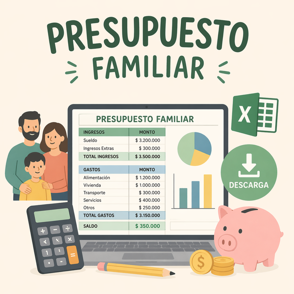 Planilla presupuesto familiar