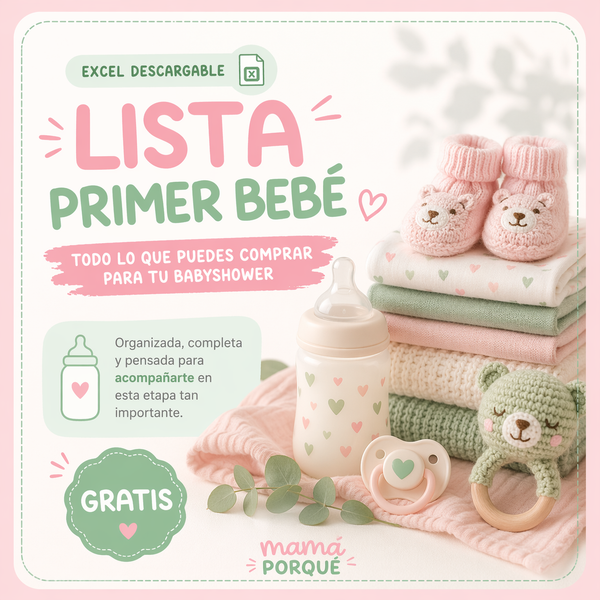 Lista Babyshower - Primer Hijo