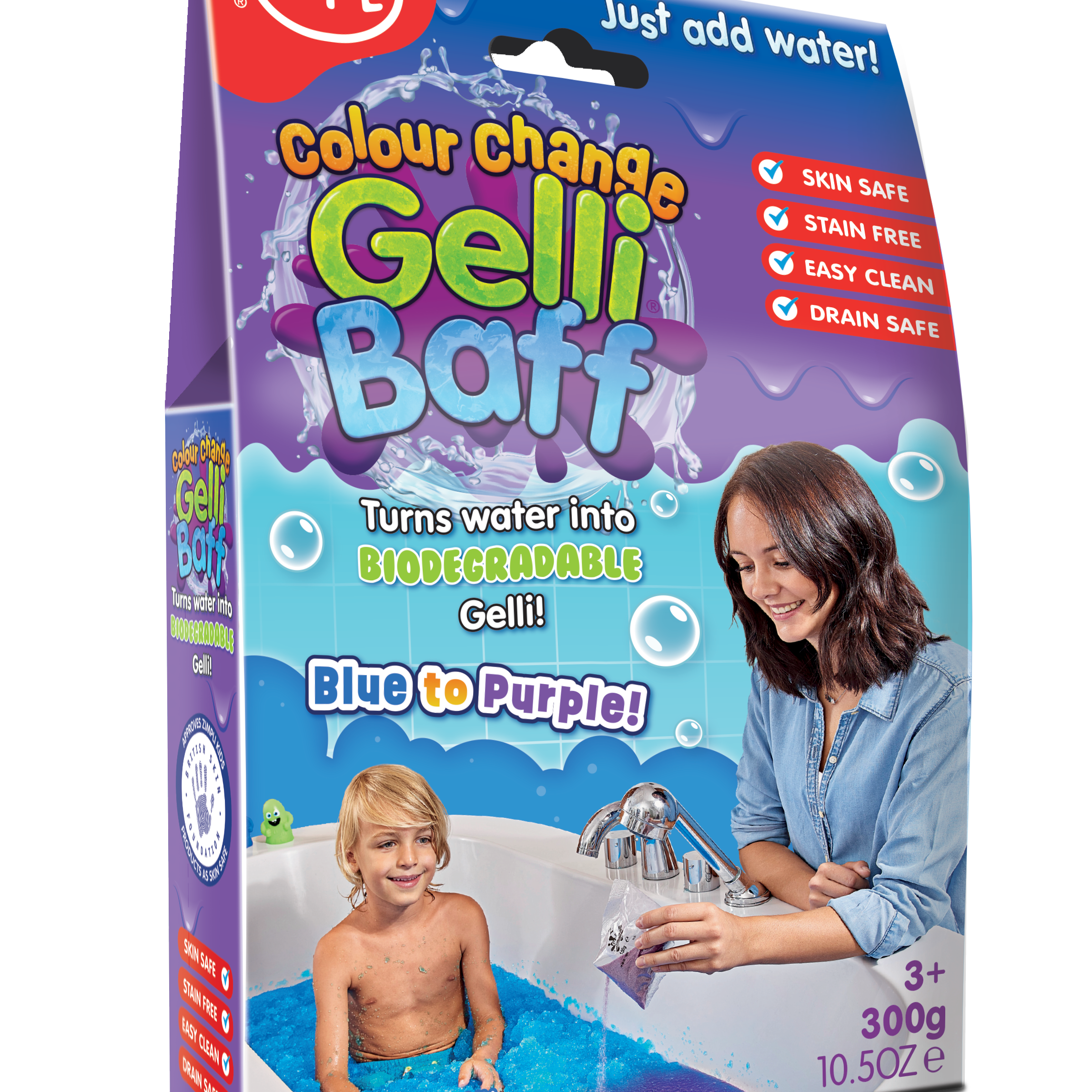 Gelli Baff Cambia de Color 300 Gramos.