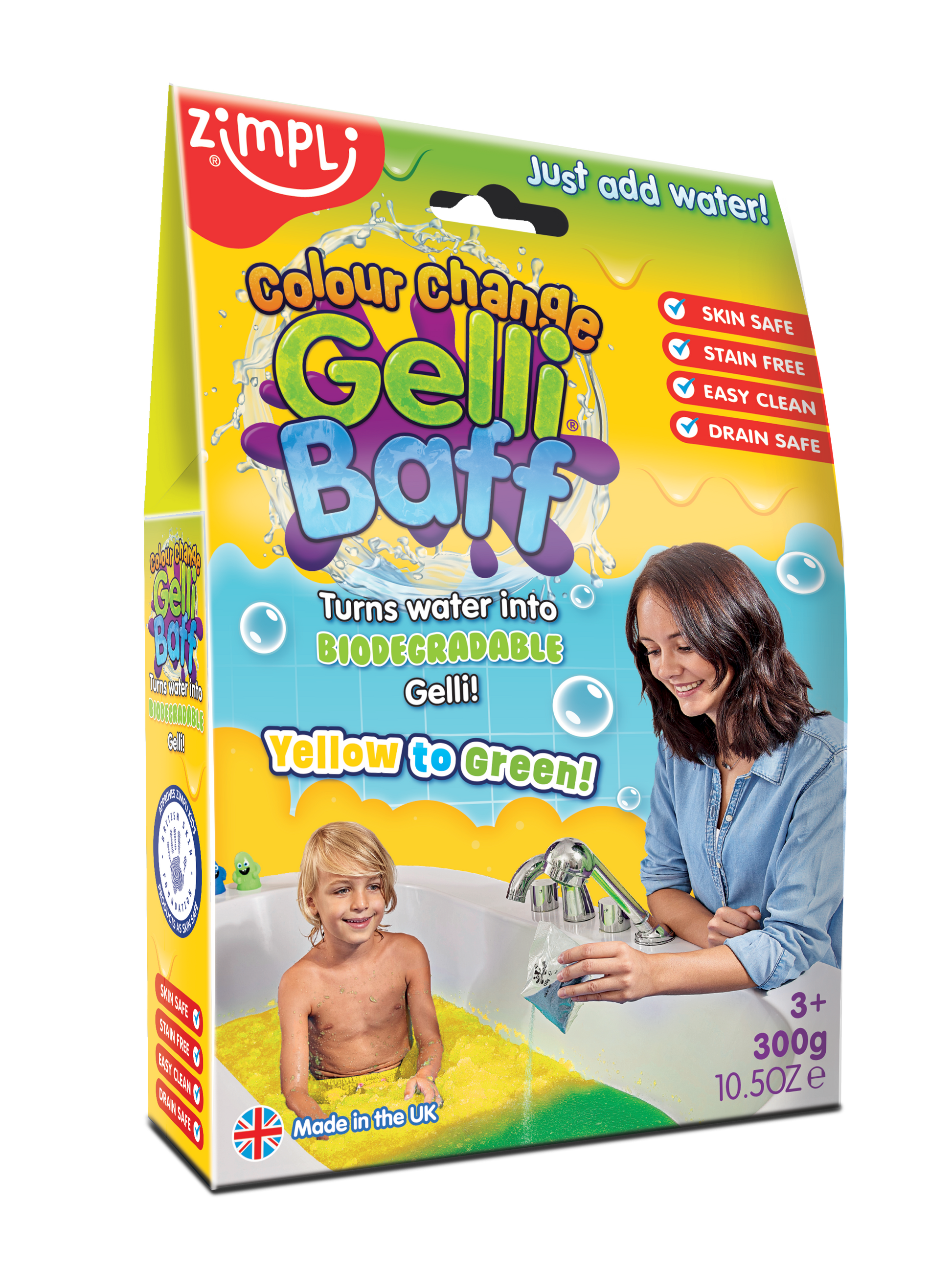 Gelli Baff Cambia de Color 300 Gramos.