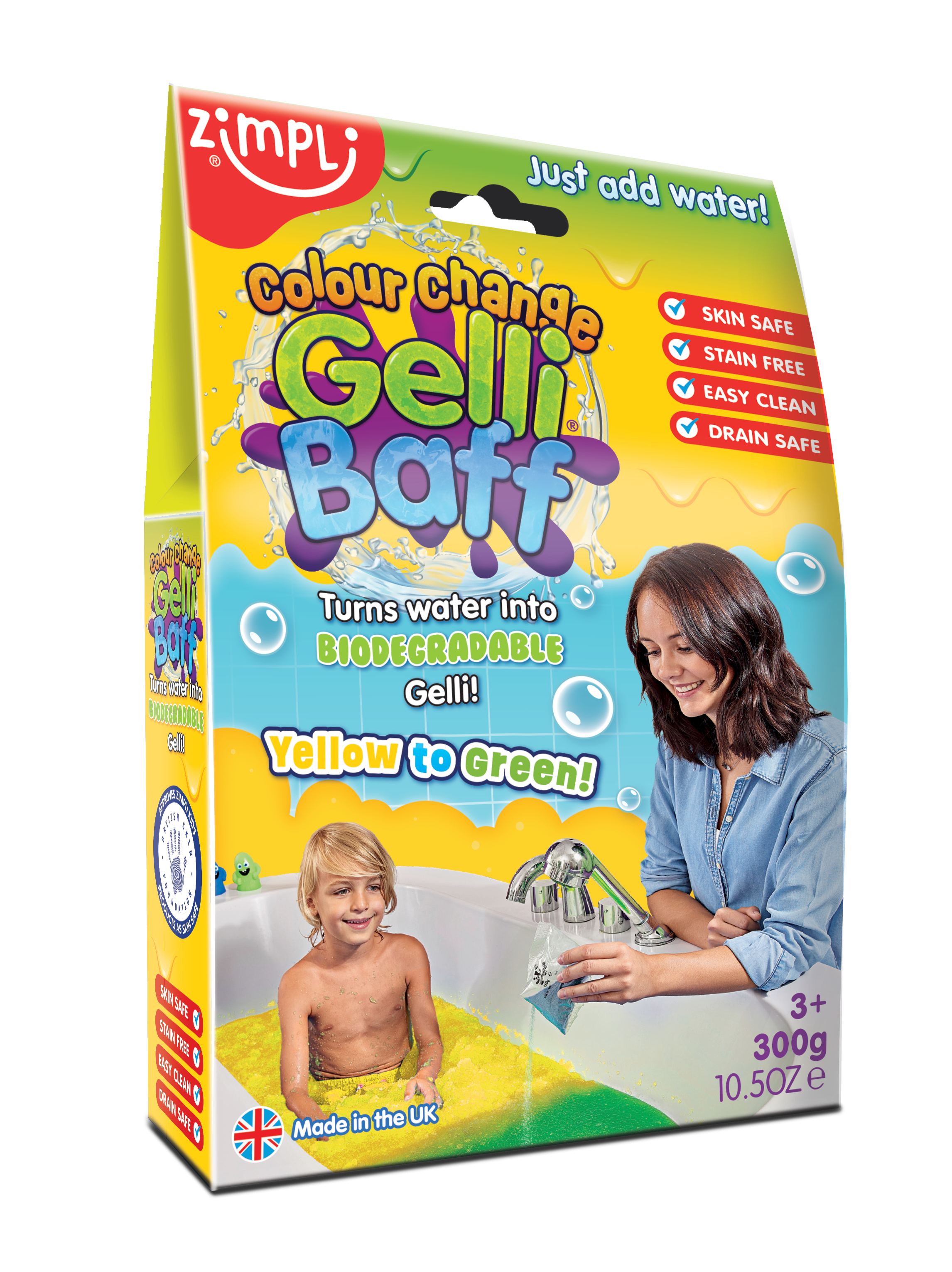 Gelli Baff Cambia de Color 300 Gramos.
