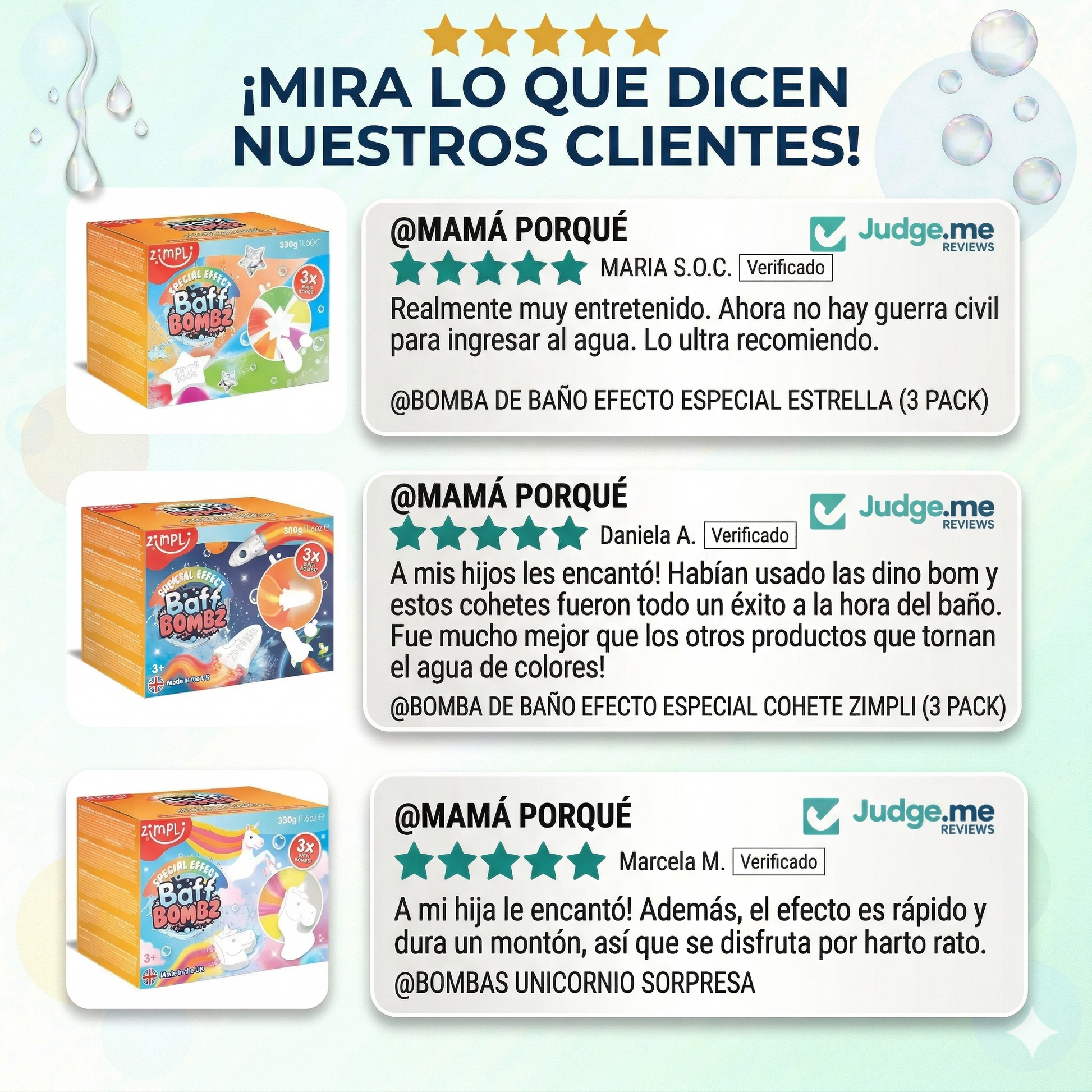 Pack Show de Baño