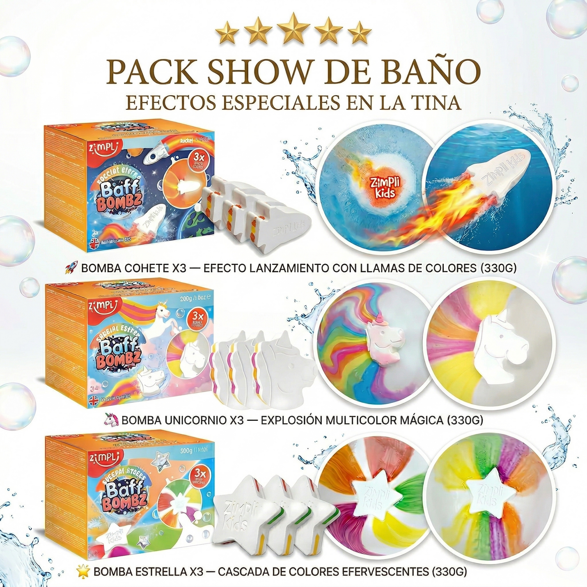 Pack Show de Baño
