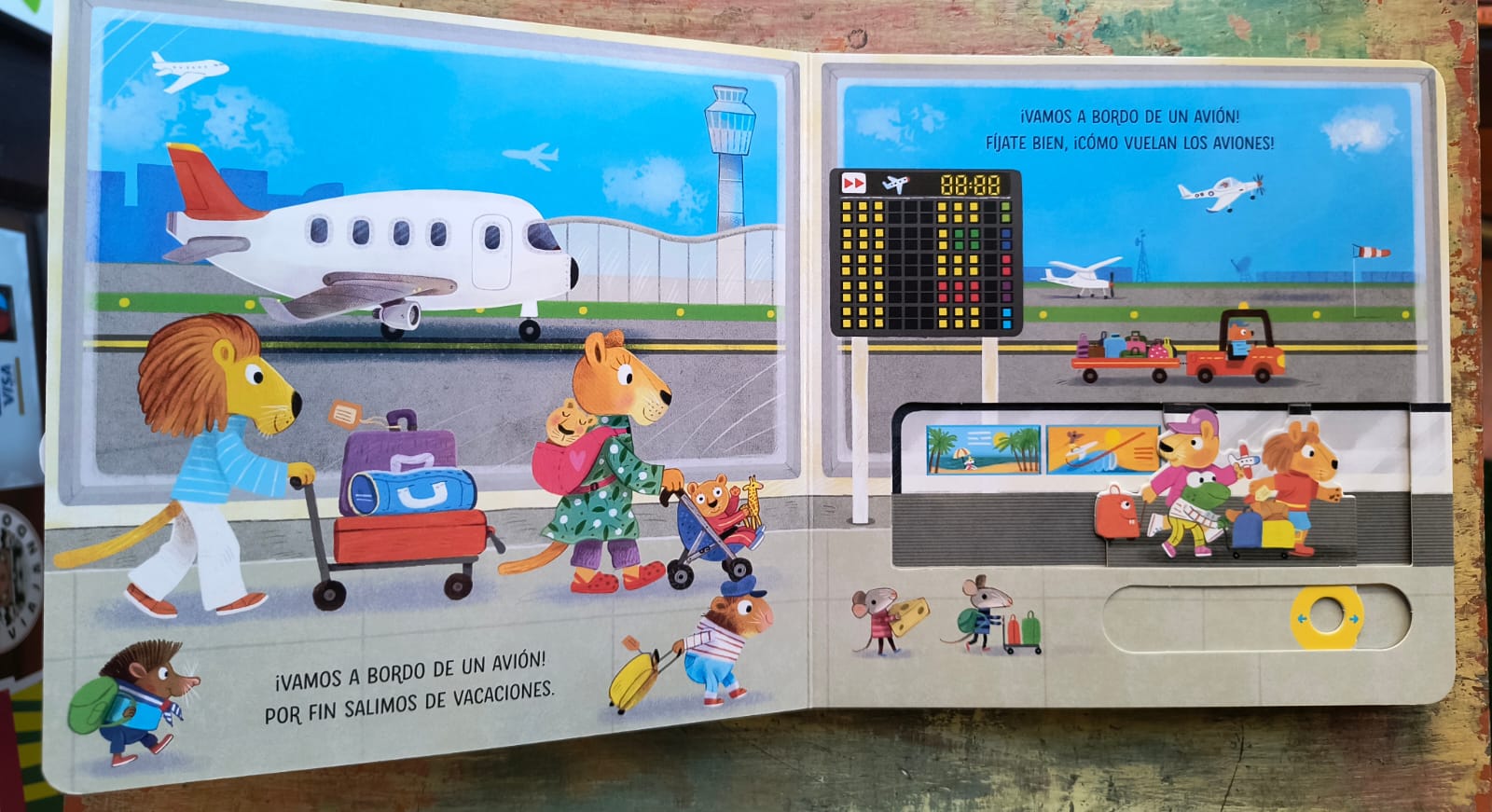 LIBRO FAMILIA A BORDO, AVIÓN