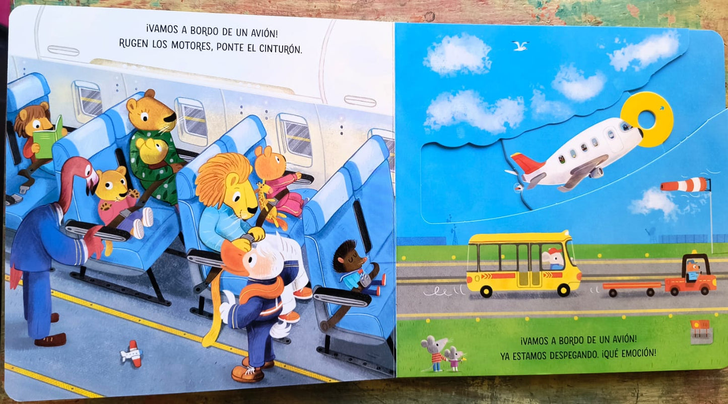 LIBRO FAMILIA A BORDO, AVIÓN