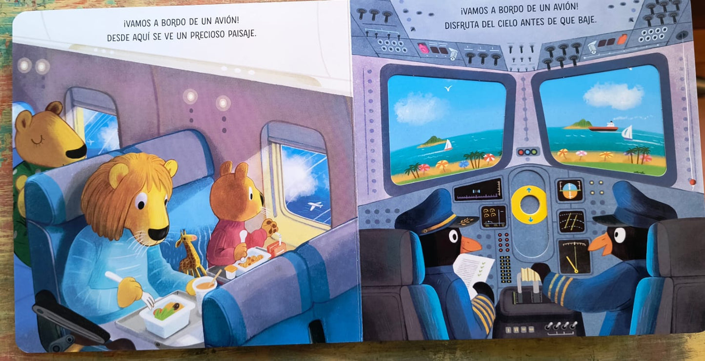 LIBRO FAMILIA A BORDO, AVIÓN