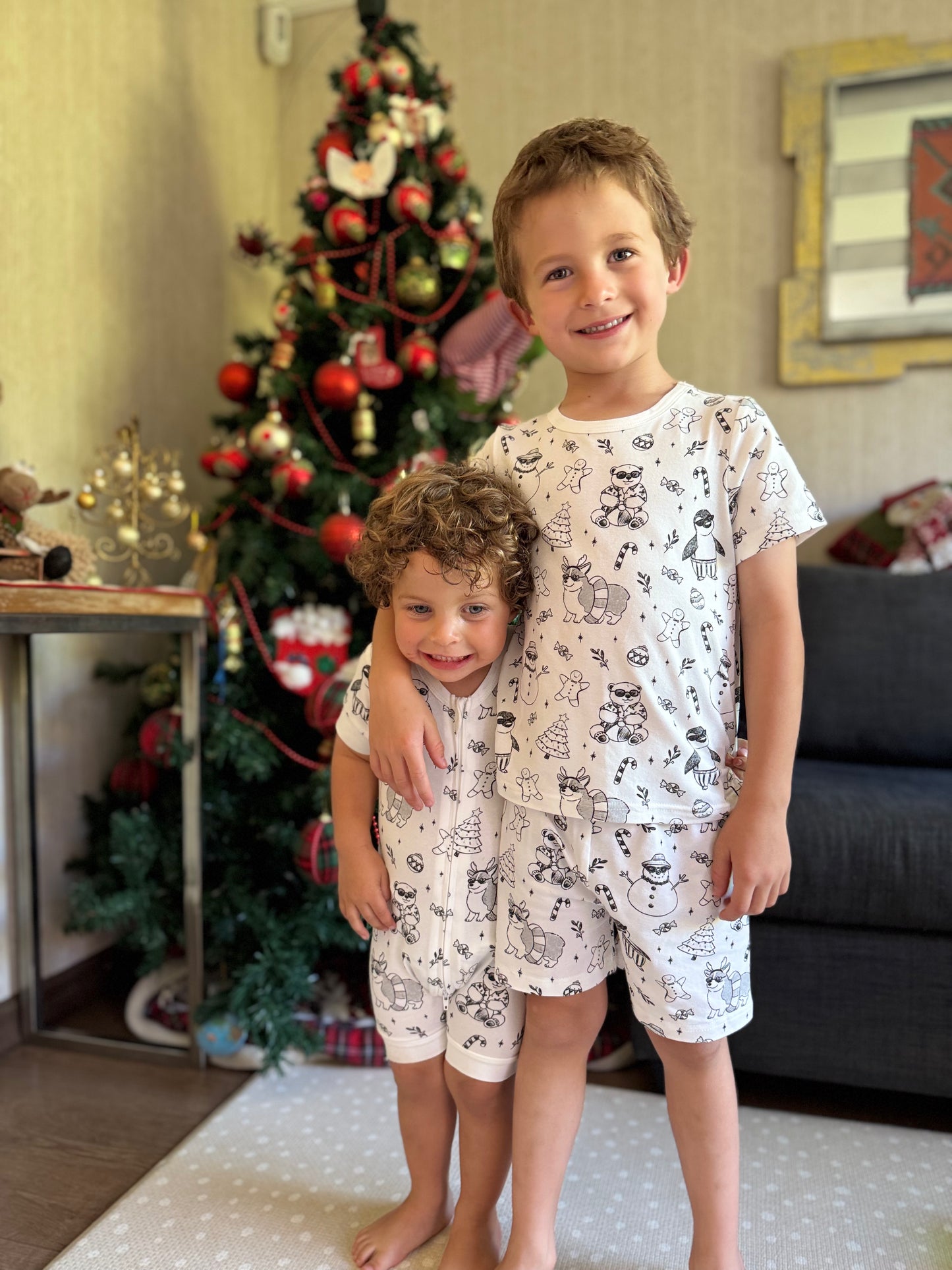 PIJAMAS NIÑOS Y NIÑAS NAVIDAD