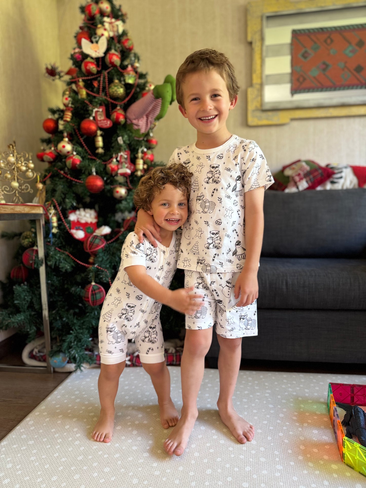 PIJAMAS NIÑOS Y NIÑAS NAVIDAD
