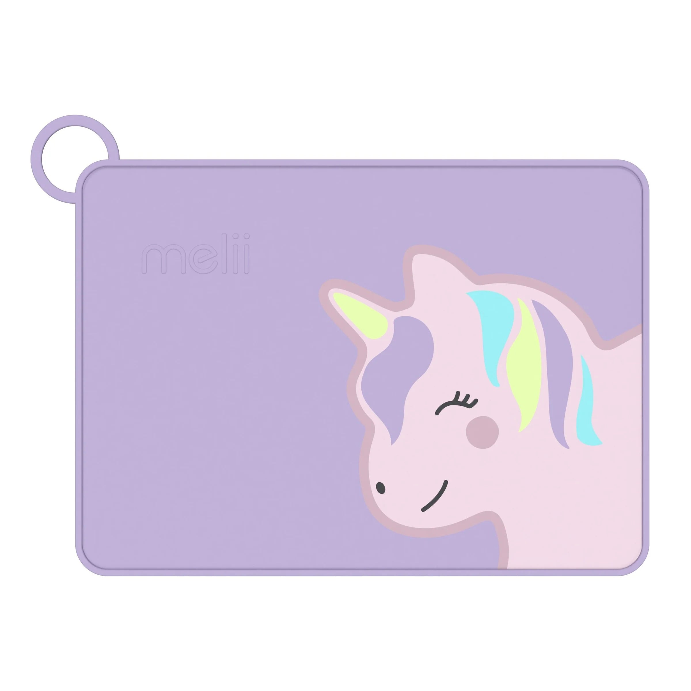 INDIVIDUAL BORDES ELEVADOS 100% SILICONA UNICORNIO