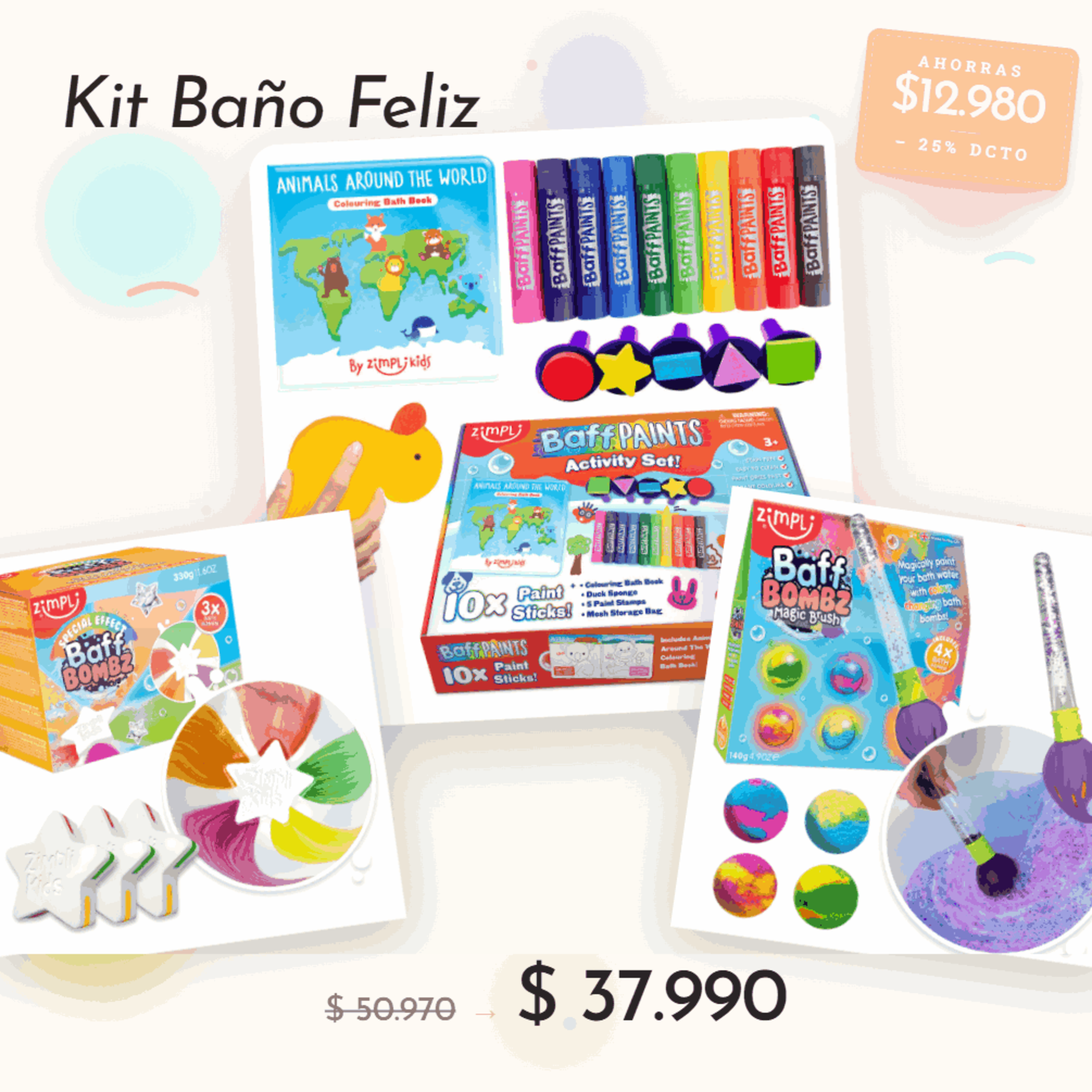 Kit Baño Feliz