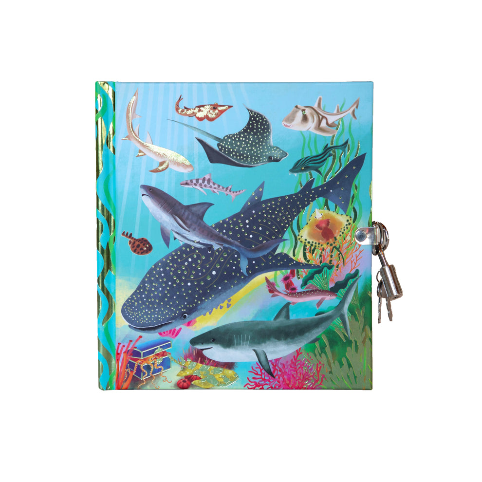 Diario de Vida con Candado Tiburones - Eeboo