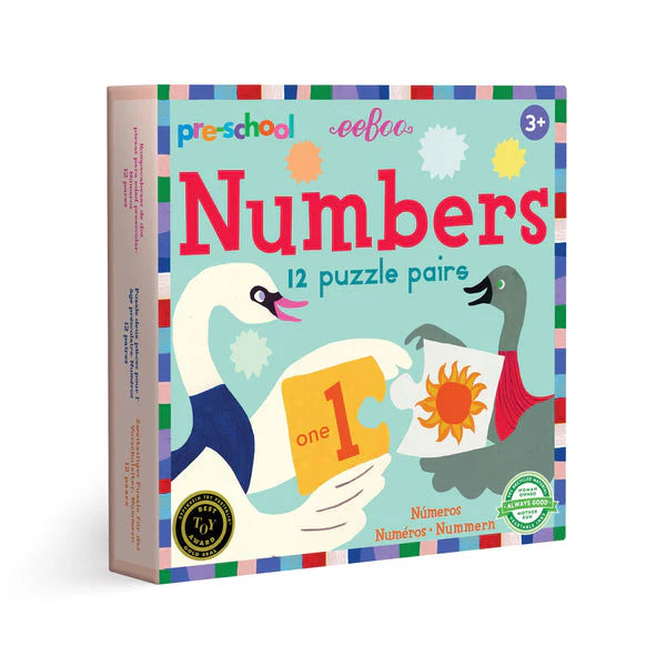 PRE KINDER PUZZLE PARES NUMEROS