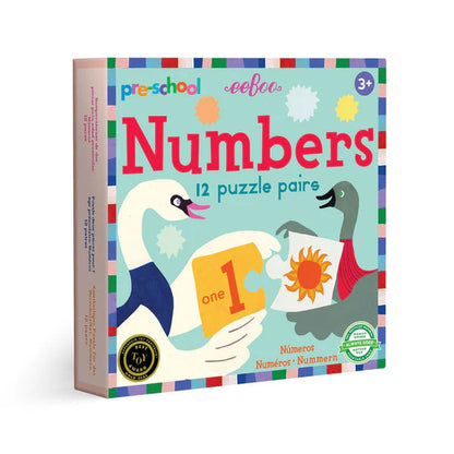 PRE KINDER PUZZLE PARES NUMEROS