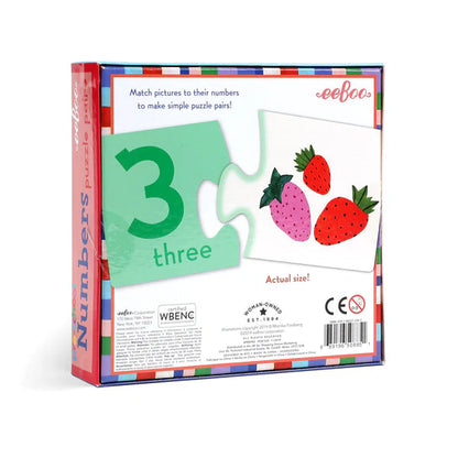 PRE KINDER PUZZLE PARES NUMEROS