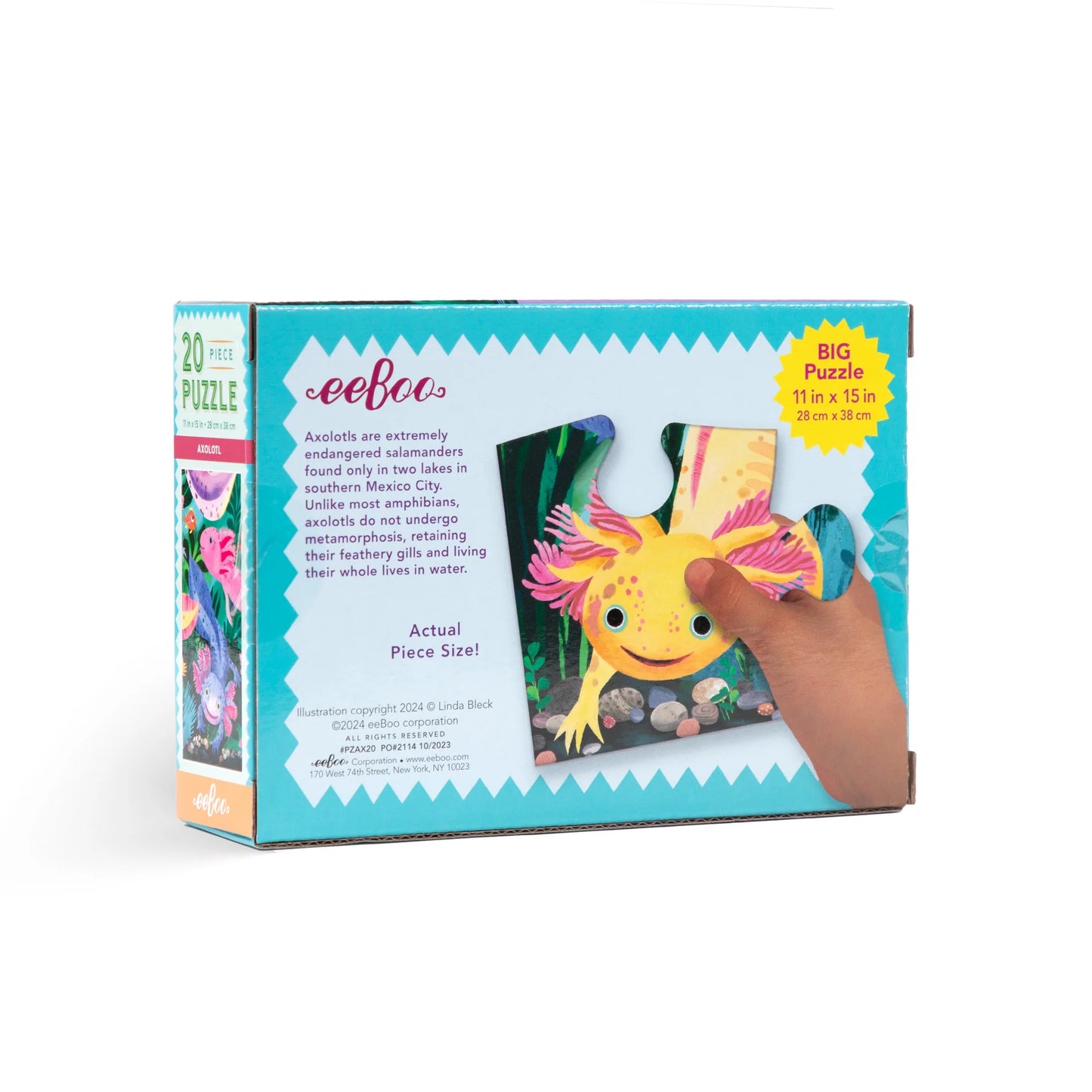 PUZZLE 20 PIEZAS AXOLOTL