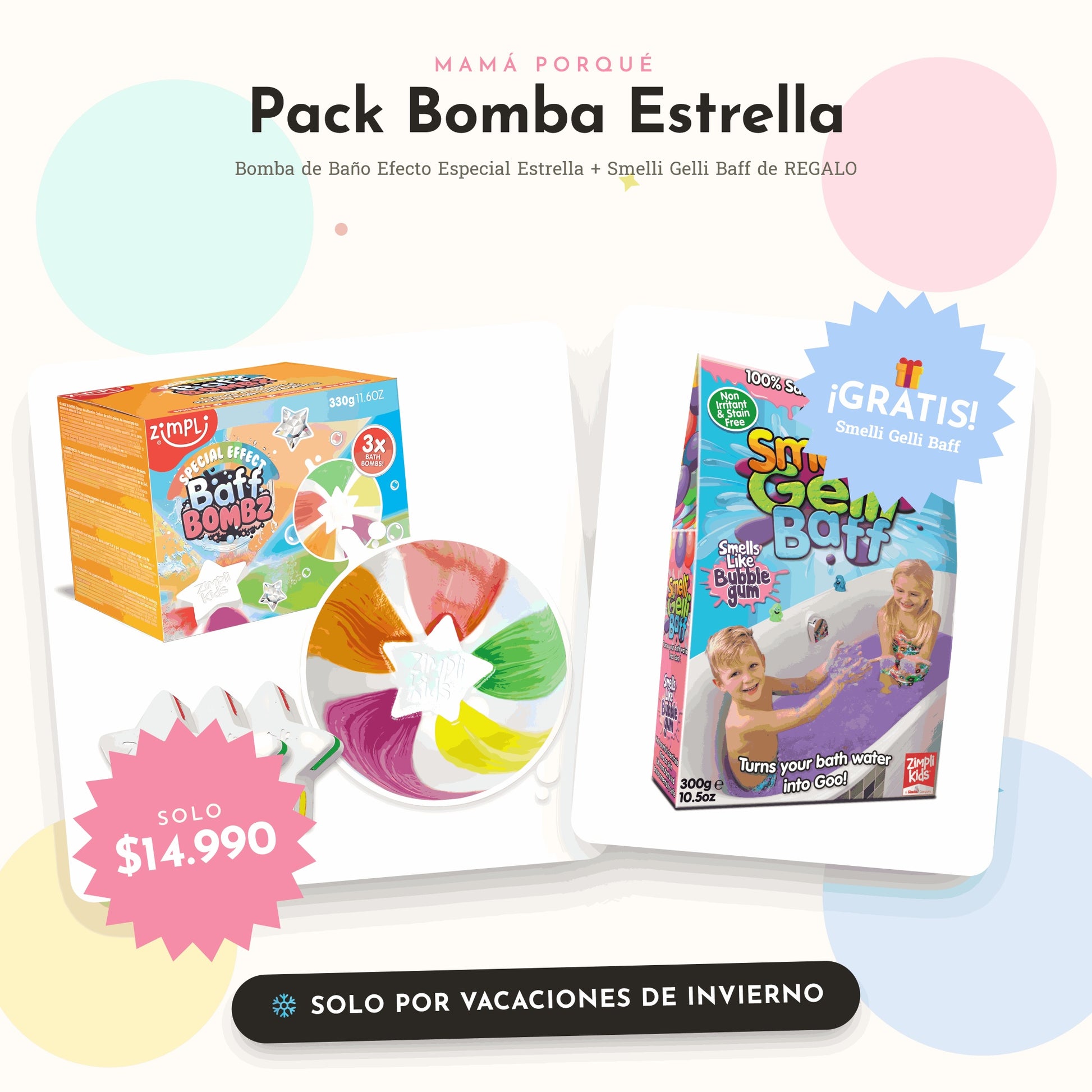 Bomba Estrella 3 Pack + Smelli GRATIS