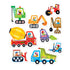 Puzzle Progresivo Vehículos de Construcción Banana Panda