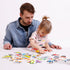 Puzzle Progresivo Vehículos de Construcción Banana Panda
