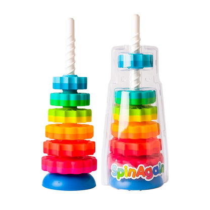 SPINAGAIN, JUEGO DE CONSTRUCCION Y ENCAJE SENSORIAL
