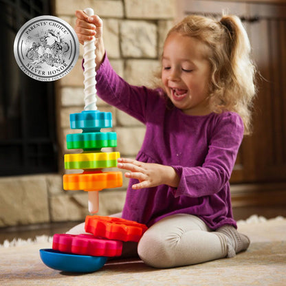 SPINAGAIN, JUEGO DE CONSTRUCCION Y ENCAJE SENSORIAL