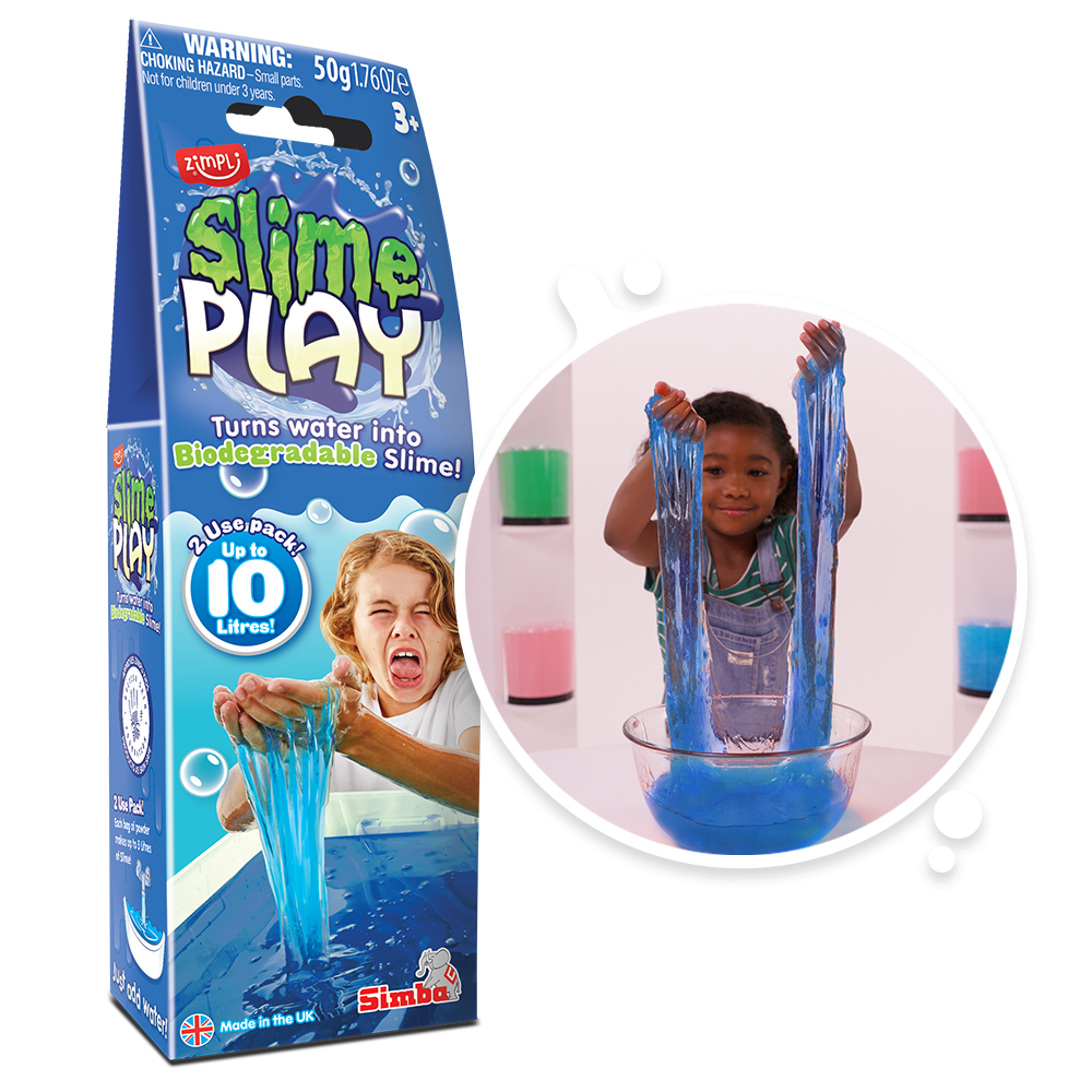 Slime en Polvo para el Baño Azul Zimpli Kids
