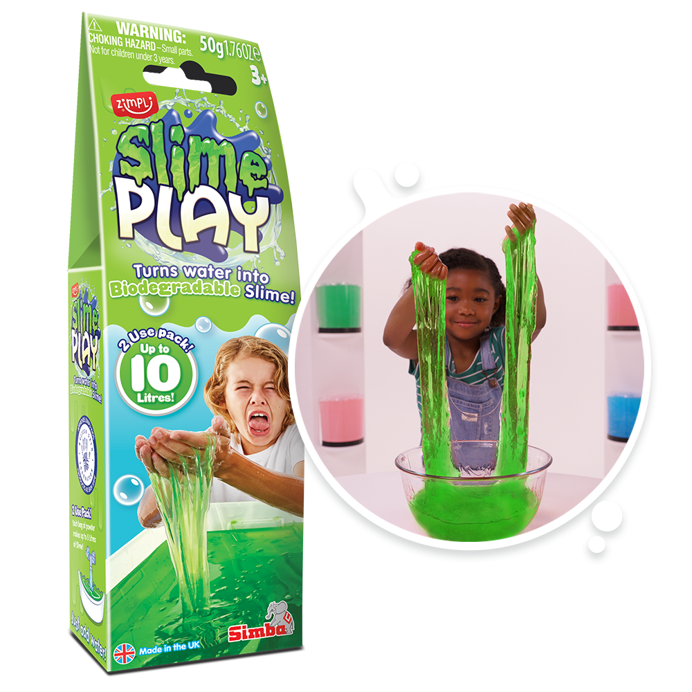 Slime en Polvo para el Baño Verde Zimpli Kids