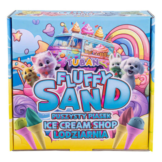 SET DE ARENA FLUFFLY - TIENDA DE HELADOS