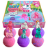 Set Regalo Bombas de Baño Unicornio Pack 6 Zimpli Kids