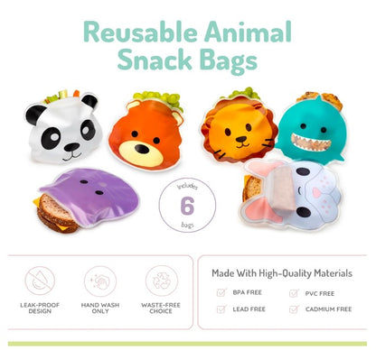 BOLSAS REUTILIZABLES PARA SNACKS