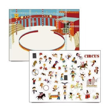 SET STICKER REUTILIZABLES CIRCO