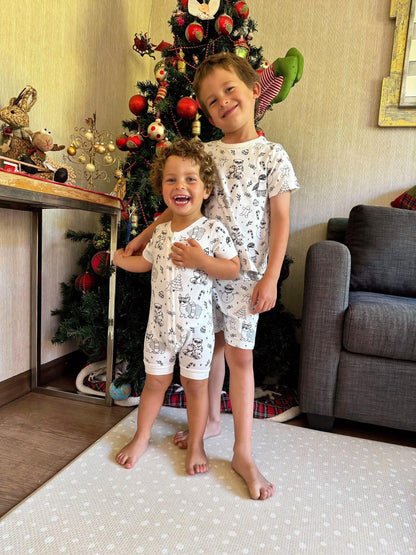 PIJAMAS NIÑOS Y NIÑAS NAVIDAD