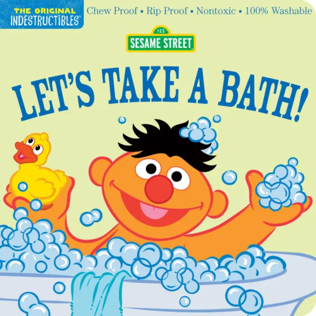 Libro Indestructible Plaza Sésamo: Let's Take a Bath