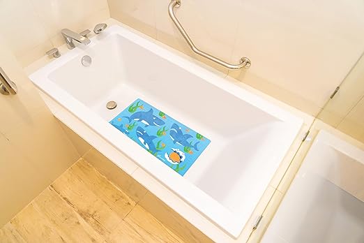 ALFOMBRA ANTIDESLIZANTE DE BAÑO TIBURÓN DREAMBABY