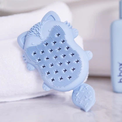 CEPILLO Y ESPONJA PARA BEBE LULLABY BLUE