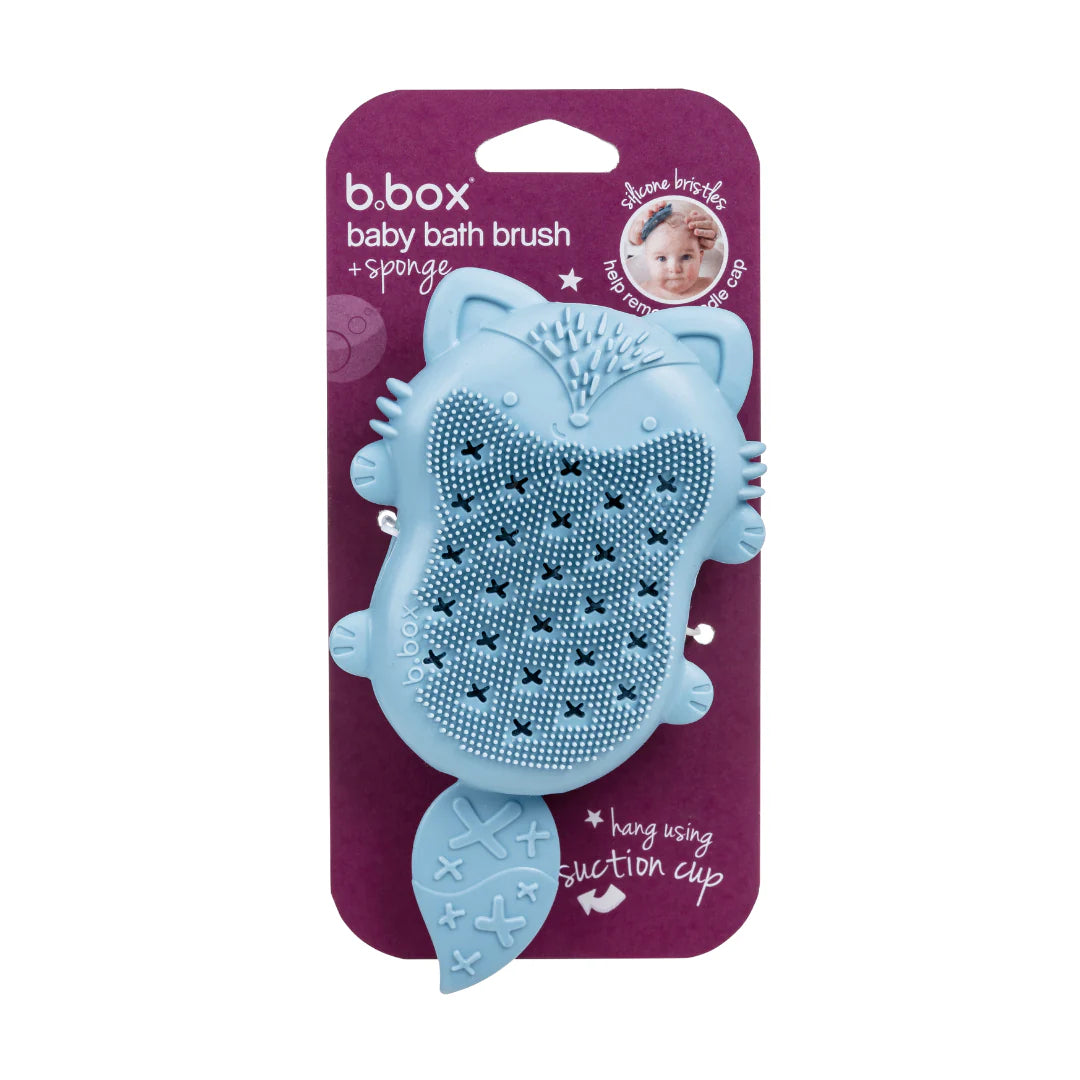 CEPILLO Y ESPONJA PARA BEBE LULLABY BLUE