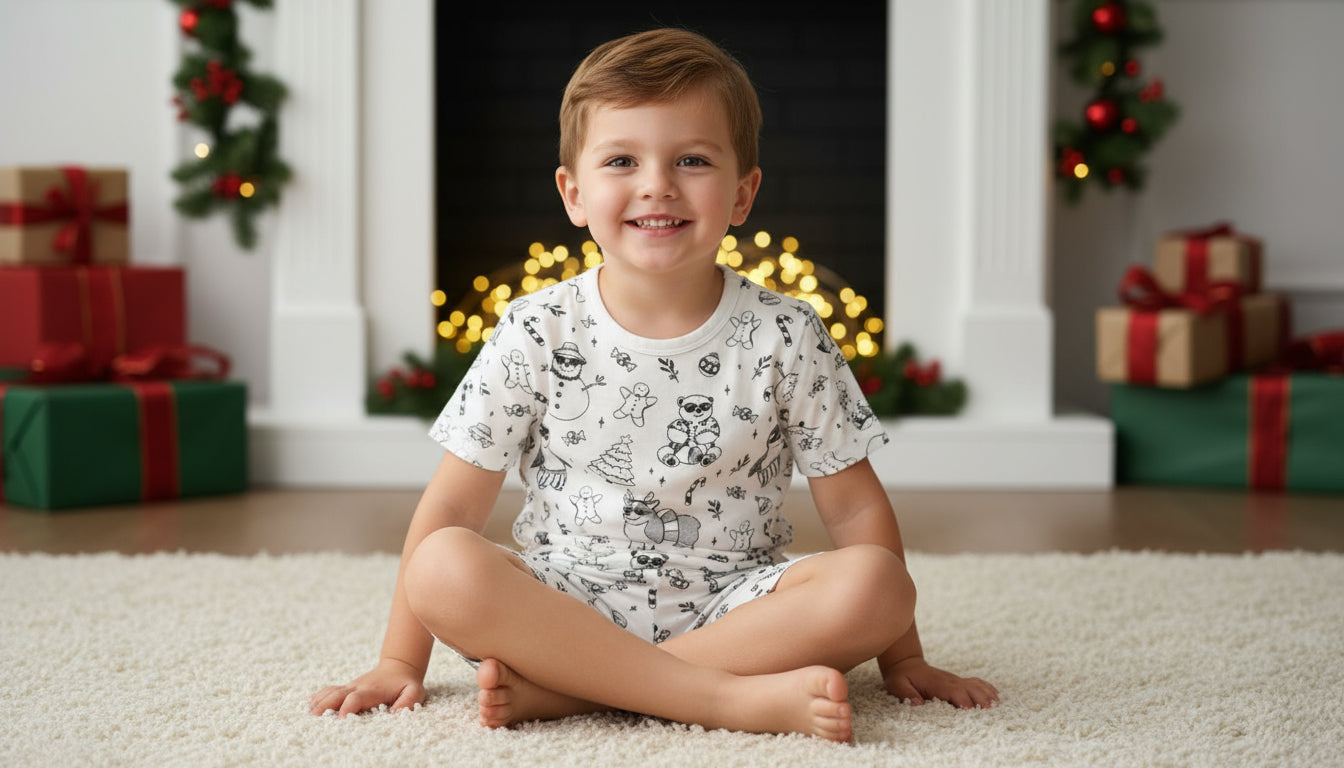 PIJAMAS NIÑOS Y NIÑAS NAVIDAD