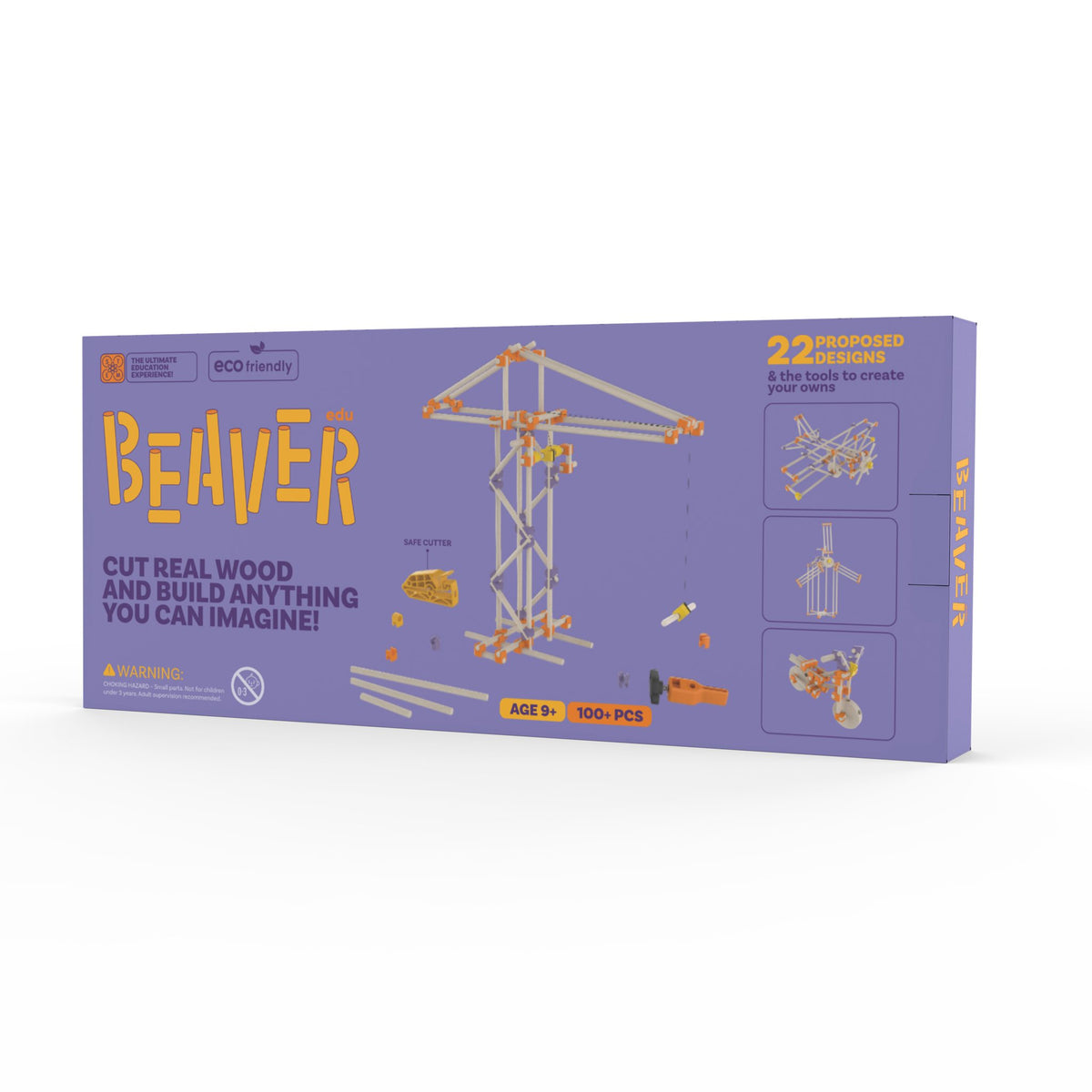 Caja del Kit de Construcción en Madera Beaver Edu Advanced