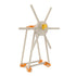 Molino de madera armado con el kit Beaver Estructuras
