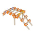 Puente levadizo de madera armado con el kit Beaver Estructuras