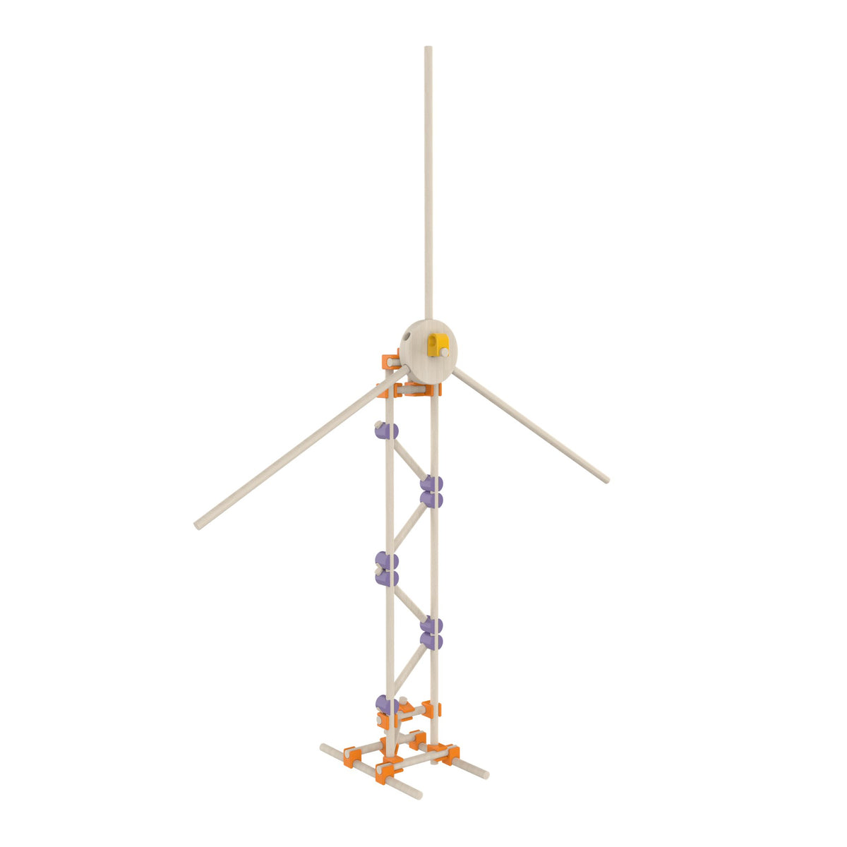 Turbina de viento de madera del kit Beaver Intermediate