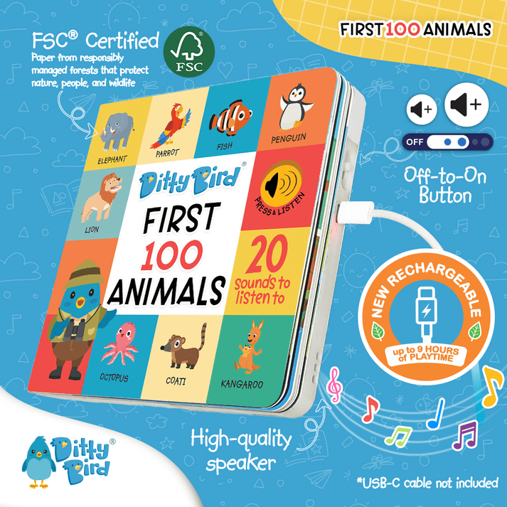 Libro con Sonido First 100 Animals