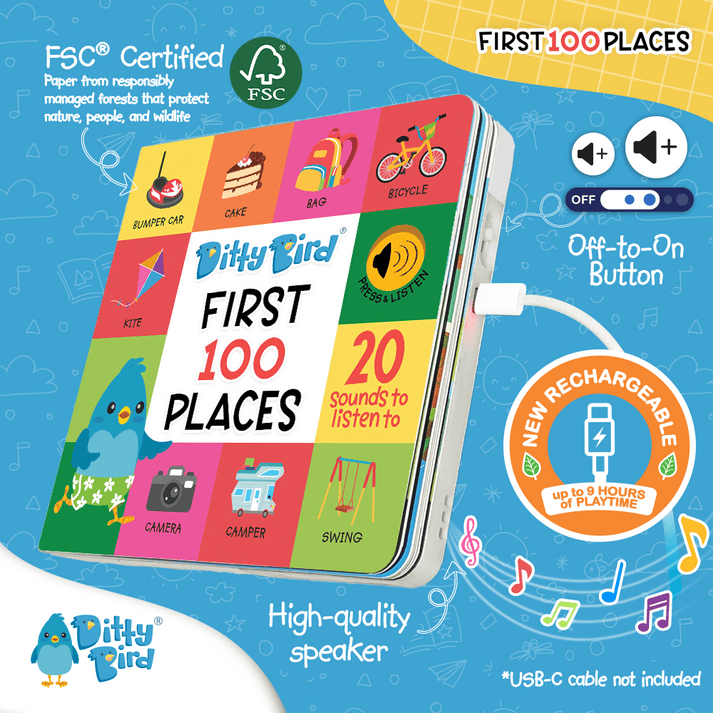 Libro con Sonido First 100 Places