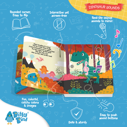 LIBRO CON SONIDO DINOSAURIOS