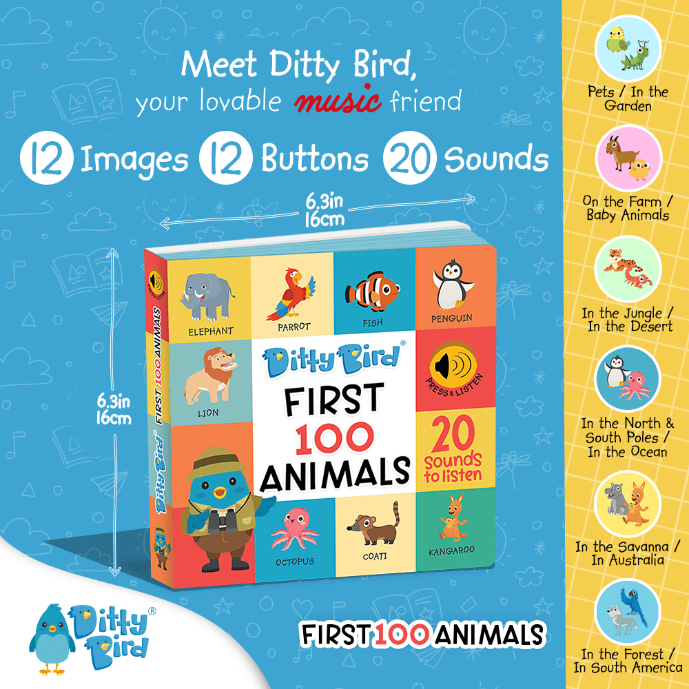 Libro con Sonido First 100 Animals