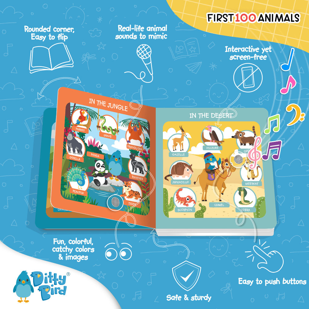 Libro con Sonido First 100 Animals
