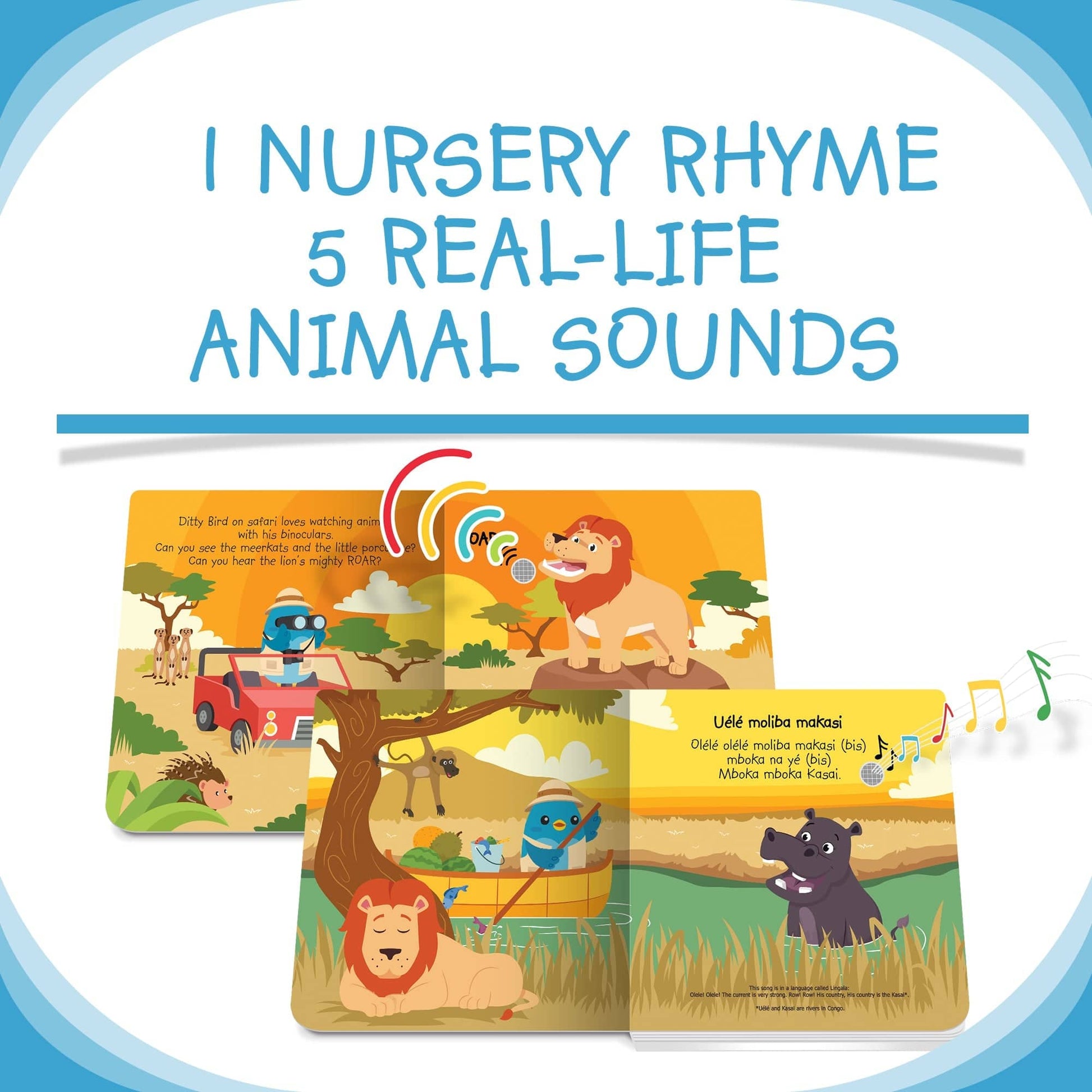 Libro con Sonido Animales del Safari