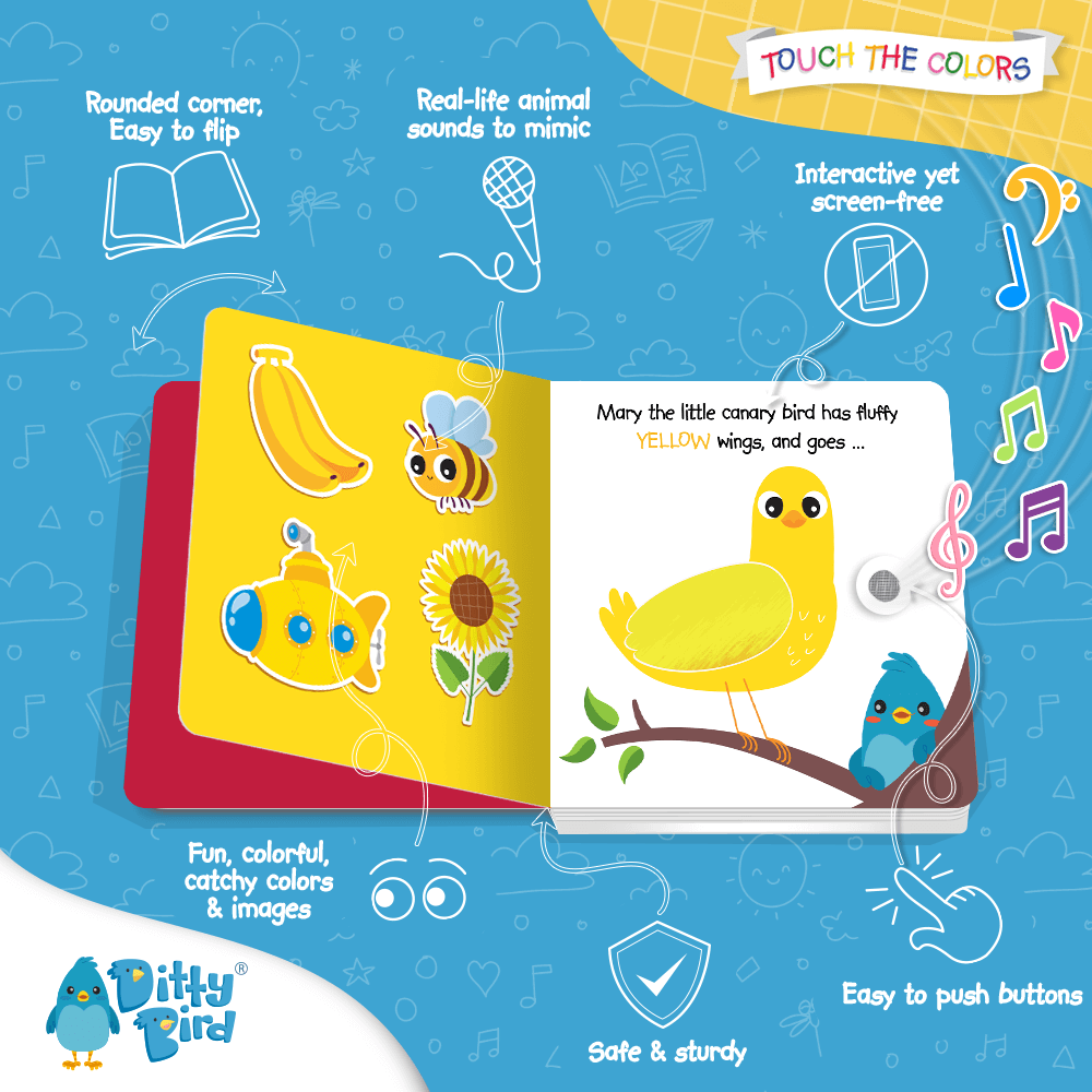 LIBRO CON SONIDO TOUCH THE COLORS