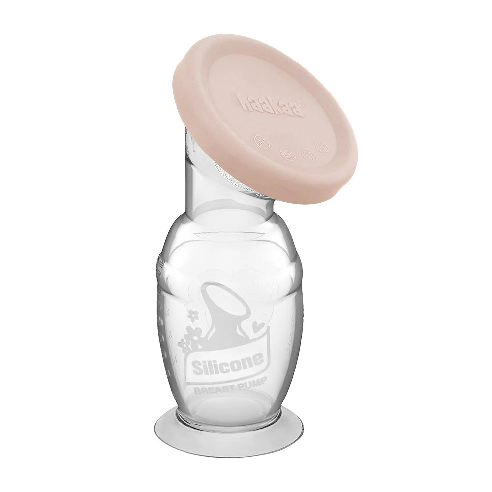 GEN 2, SET DE RECOLECTOR DE LECHE DE SILICONA MAS TAPA - 100ML Blush