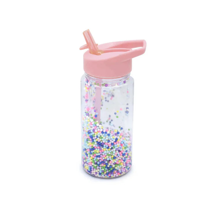 Botella de Agua de Doble Pared Pelotas de Espuma Rosada