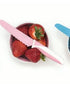 Cuchillo KiddiKutter Rose Sorbet cortando frutillas